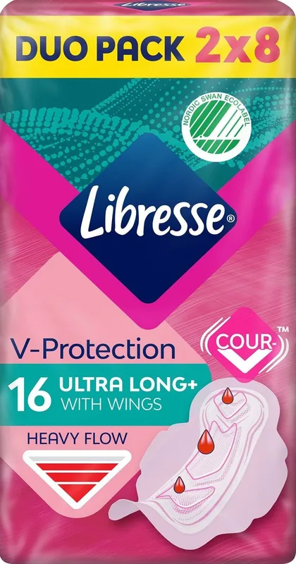 Гігієнічні прокладки Libresse Ultra Long подовжені 16 шт.