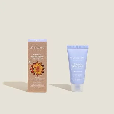 Mary&May Calendula Peptide Ageless Sleeping Mask – нічна маска з календулою і пептидами