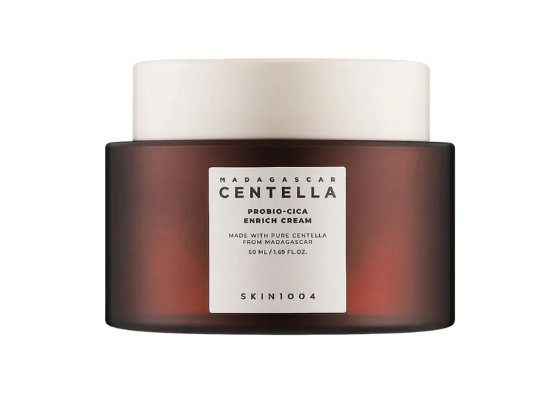 Skin1004 Madagascar Centella Probio-Cica Enrich Cream – зволожуючий крем з центеллою та пробіотиками 50 мл