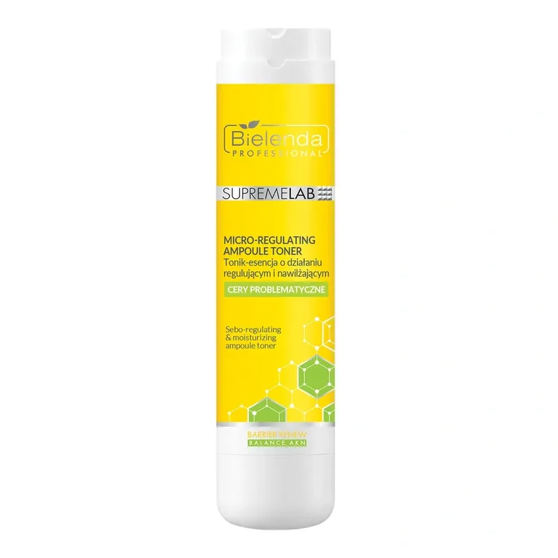 Bielenda Professional Supremelab Barrier Renew Balance AKN регулюючий та зволожуючий тонік-есенція для проблемної шкіри 100 мл