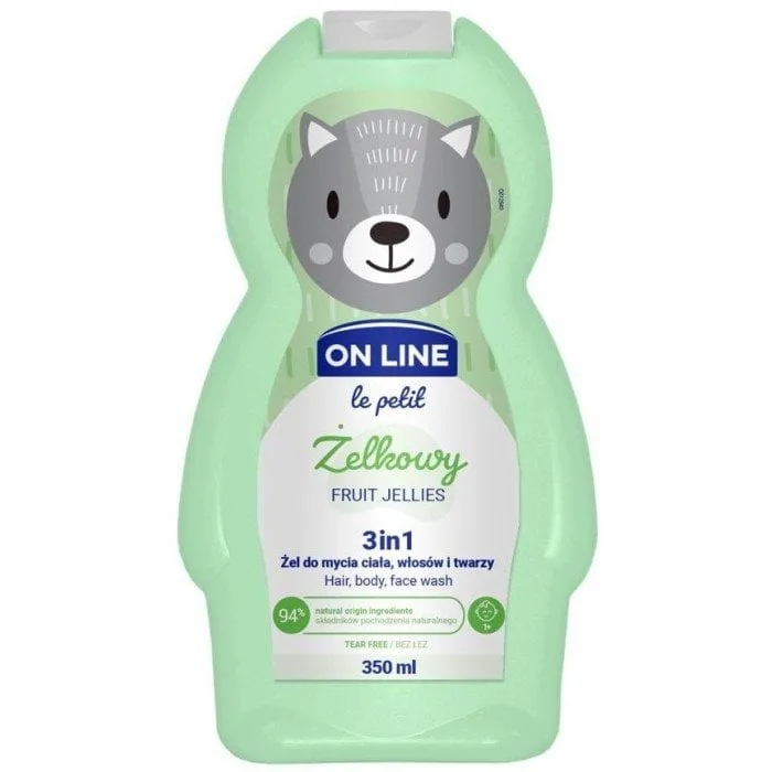 ON LINE Fruit jellies гель 3в1 для волосся, тіла та обличчя, 350мл