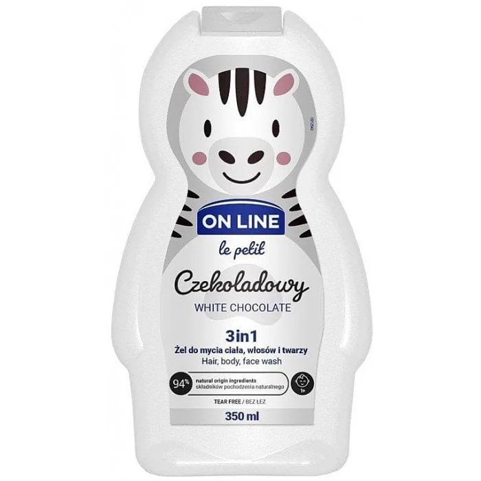 ON LINE White chocolate гель 3в1 для волосся, тіла та обличчя, 350мл
