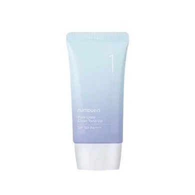 numbuzin No.1 Pure Glass Clean Tone Up SPF50+ PA++++ – сонцезахисний крем з легким тінтом 50 мл