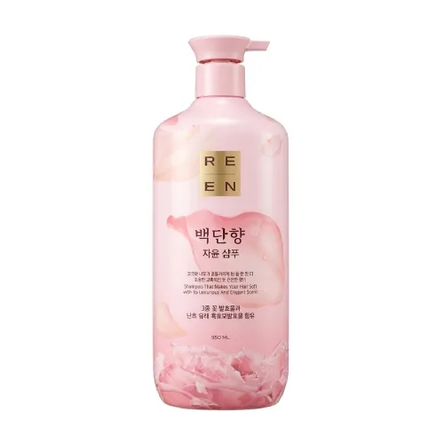Парфумований шампунь для блиску волосся 950 мл LG Reen jayun baekdanhyang shampoo