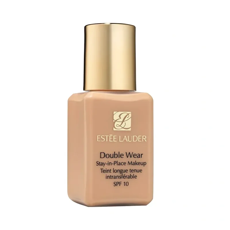 Estée Lauder Double Wear Stay-in-Place Makeup SPF10 Travel Size стійкий тональний крем з високим ступенем покриття 2-в-1, відтінок Desert Beige, 15 мл