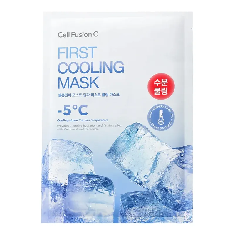 Cell Fusion C First Cooling Mask охолоджувальна гідрогелева маска для подразненої шкіри 27 г