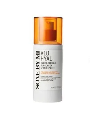 SOME BY MI V10 Hyal Hydra Capsule Sunscreen – легкий сонцезахисний крем з вітамінами 40 мл