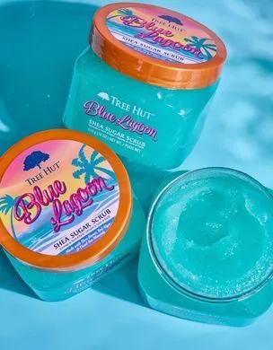 Tree Hut Blue Lagoon Shea Sugar Scrub – цукровий скраб для тіла зі свіжим літнім ароматом 510 г