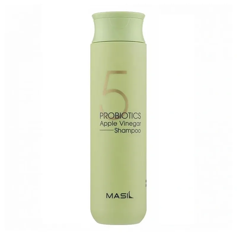 М'який бессульфатний шампунь з пробіотиками і яблучним оцтом Masil 5 Probiotics Apple Vinegar Shampoo 300 мл