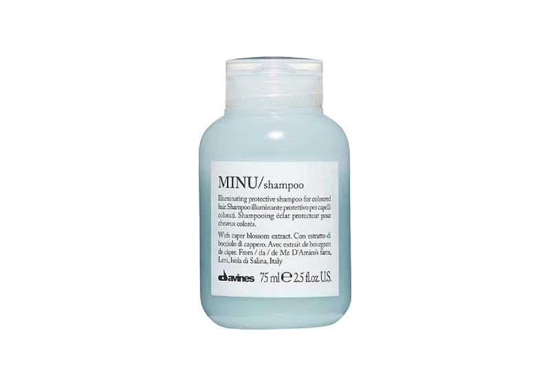 Шампунь для блиску та збереження кольору волосся DAVINES Minu Shampoo 75 мл