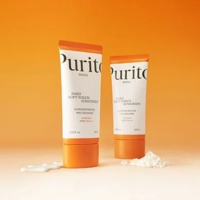 Purito Seoul Daily Soft Touch Sunscreen SPF 50 PA ++++ сонцезахисний крем з керамідами 60 мл (АКЦІЯ 1+1)