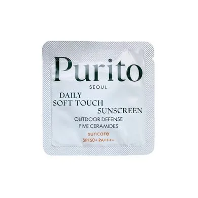 Purito Seoul Daily Soft Touch Sunscreen SPF 50 PA ++++ сонцезахисний крем з керамідами 1 мл (пробник)