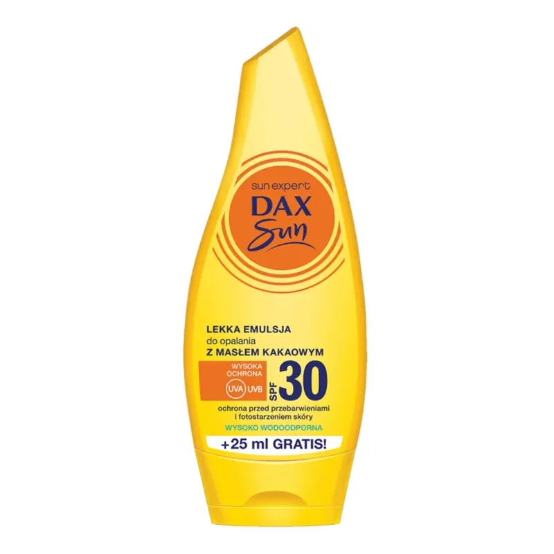Dax Sun легка сонцезахисна емульсія SPF 30 з какао-маслом 175 мл