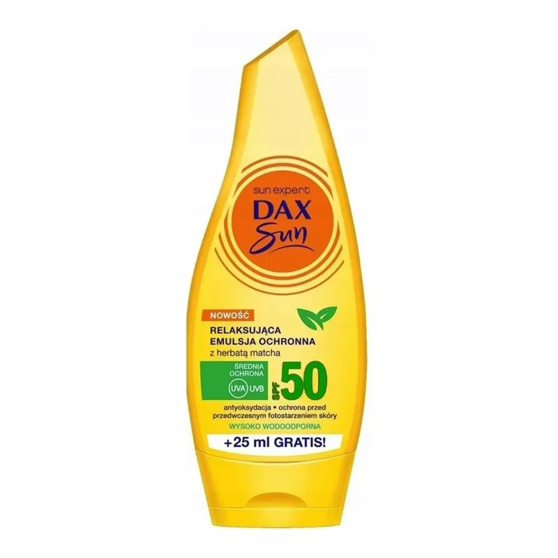 Dax Sun сонцезахисна емульсія SPF 50 з чаєм матча 175 мл
