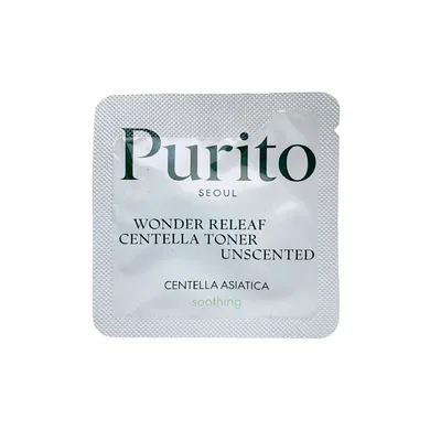 Purito SEOUL Wonder Releaf Centella Toner Unscented – тонер для чутливої шкіри без ефірних олій 1 г. ПРОБНИК