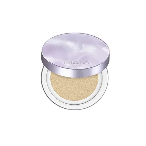 Тональний кушон із напівблискучим фінішем, №21 Missha layering fit cushion semi glow 21.Fair