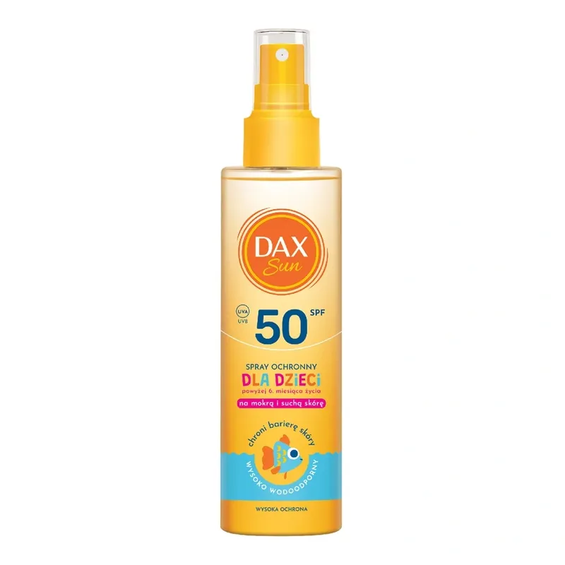 Dax Sun сонцезахисний спрей SPF 50 для дітей від 6 місяців 150 мл
