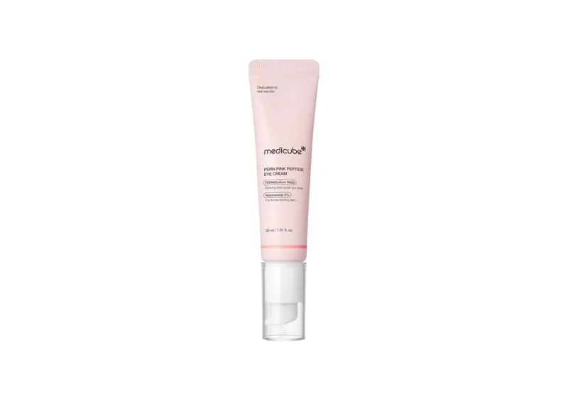 Крем для шкіри навколо очей з полінуклеотидами та пептидами MEDICUBE PDRN Pink Peptide Eye Cream 30 мл