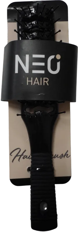 Щітка для укладки NEO hair прямокутна з вентиляційними прорізами та рифленою ручкою