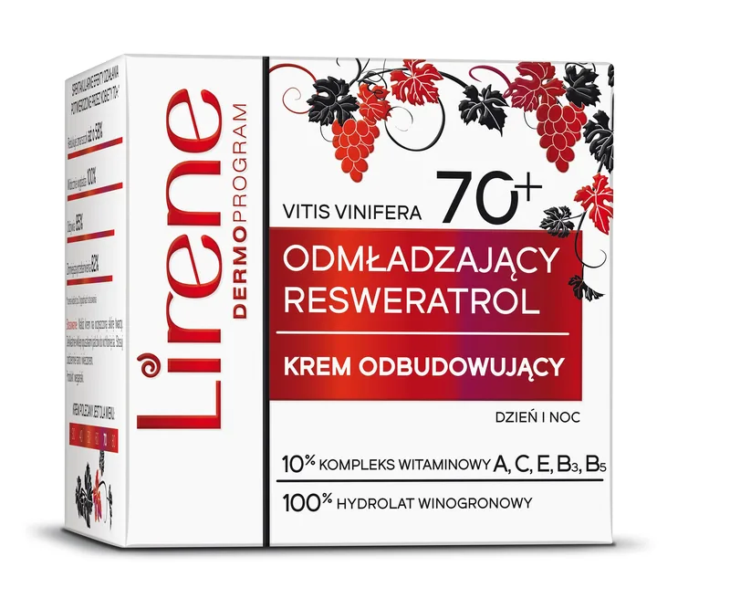 Крем для обличчя Lirene Vitas Vinifera 70+ 50 мл