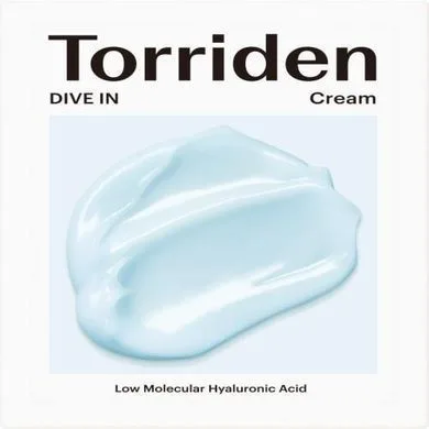 Torriden DIVE-IN Low Molecule Hyaluronic Acid Cream – зволожуючий крем з гіалуроновою кислотою
