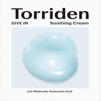 Torriden DIVE-IN Low Molecular Hyaluronic Acid Soothing Cream – пом'якшуючий гель-крем з гіалуроновою кислотою