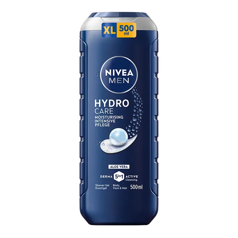 NIVEA MEN Hydro Care зволожувальний гель для душу з алое 5в1 500 мл