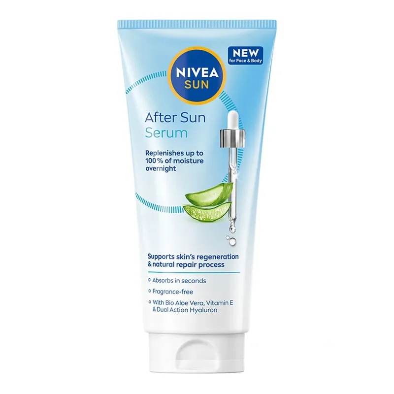 NIVEA SUN After Sun сироватка після засмаги для обличчя та тіла 100 мл