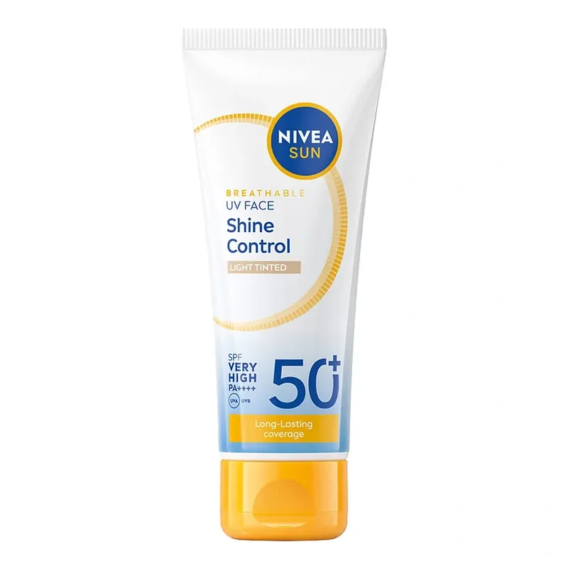 NIVEA SUN Breathable UV Face матуючий крем для обличчя з дуже високим захистом SPF 50+ 40 мл