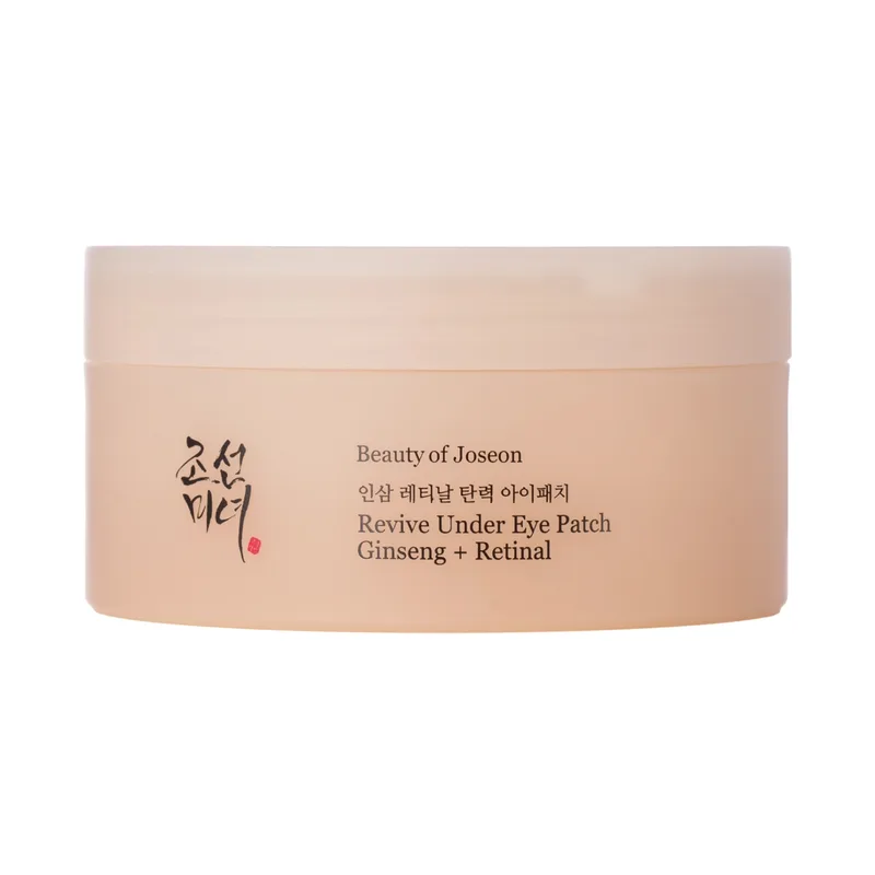 Beauty of Joseon Revive Under Eye Patch Ginseng + Retinal підтягуючі гідрогелеві патчі під очі з женьшенем і ретиналом, 60 штук