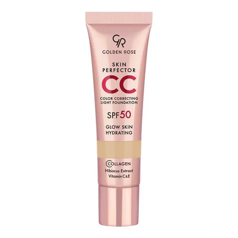 Golden Rose Skin Perfector CC Light Foundation легкий коригувальний тональний засіб для обличчя SPF50