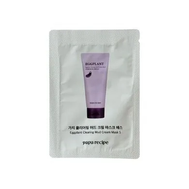 Papa Recipe Eggplant Clearing Mud Cream Mask – очищуюча глиняна маска з баклажаном пробник 3 мл