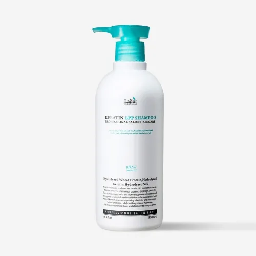 Шампунь для сухого і нормального волосся безсульфатний 530 мл Lador Keratin LPP Shampoo