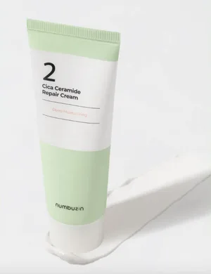 Numbuzin No.2 Cica Ceramide Repair Cream – зміцнюючий крем з центеллою та керамідами 60 мл