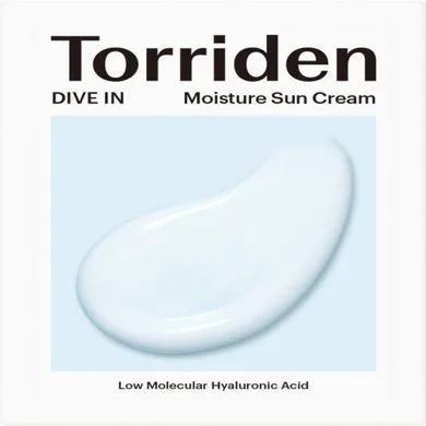 Torriden DIVE-IN Watery Moisture Sun Cream – сонцезахисний крем з гіалуроновою кислотою SPF50+ PA++++ (2 мл, пробник)