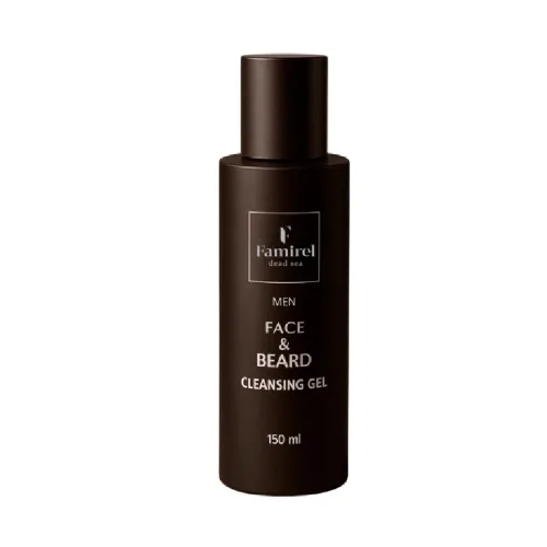 Очищувальний гель для обличчя та бороди Імбир і Лайм 150 мл Famirel men cleansing gel for face & beard ginger & lime