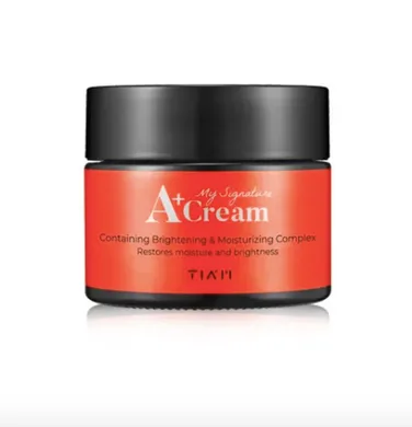 TIA'M My Signature A+ Cream – зволожуючий та освітлюючий крем для обличчя 50 мл