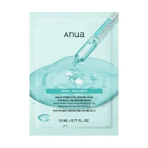 ANUA PDRN Hyaluron 100 Serum Mask – тканинна маска з гіалуроновою кислотою і PDRN 1 шт.