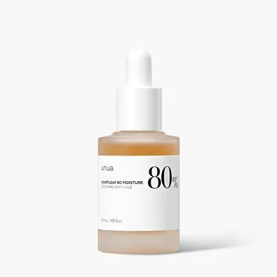 Anua Heartleaf 80% Soothing Ampoule – пом'якшуюча сироватка з хауттюйнією серцевидною 80%
