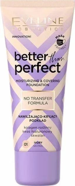 Зволожувальна тональна основа Eveline Better Than Perfect Foundation