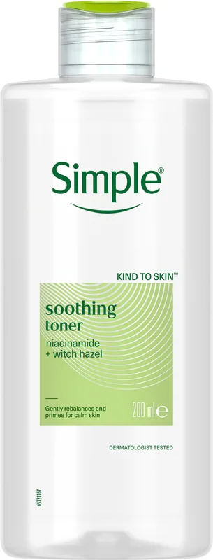 Тонік для обличчя Simple Kind to Skin Soothing Facial Toner заспокійливий 200 мл