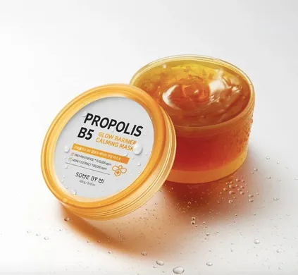 SOME BY MI Propolis B5 Glow Barrier Calming Mask – маска для сяяння шкіри з прополісом і пантенолом 100 г