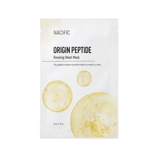 Відновлювальна тканинна маска з пептидами Nacific origin peptide reviving sheet mask