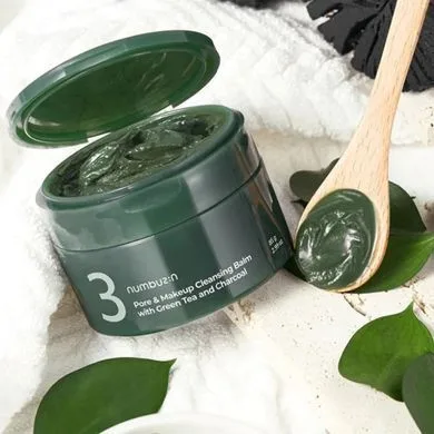 Numbuzin No.3 Skin Softening Mask Cleansing Balm – гідрофільний бальзам для очищення макіяжу і пор