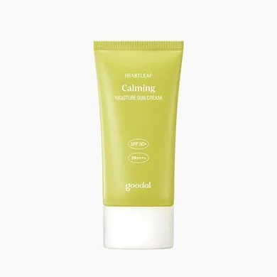 Goodal Heartleaf Calming Moisture Sun Cream – сонцезахисний крем з хауттюйнією серцевидною SPF 50+ PA++++