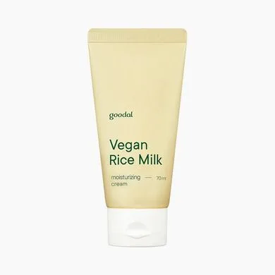 Goodal Vegan Rice Milk Moisturizing Cream – зволожуючий крем з рисом і керамідами 70 мл