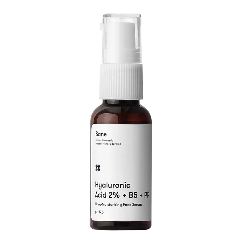 Сироватка для обличчя Sane з гіалуроновою кислотою та вітамінами Hyaluronic acid2%+B5+ PP 0 мл