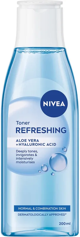 Тонік для обличчя NIVEA освіжаючий для нормальної та комбінованої шкіри 200 мл