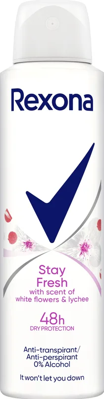 Дезодорант-спрей Rexona Свіжість білих квітів і лічі 150 мл
