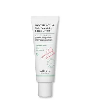 AXIS-Y Panthenol 10 Skin Smoothing Shield Cream – відновлюючий крем для обличчя 50 мл